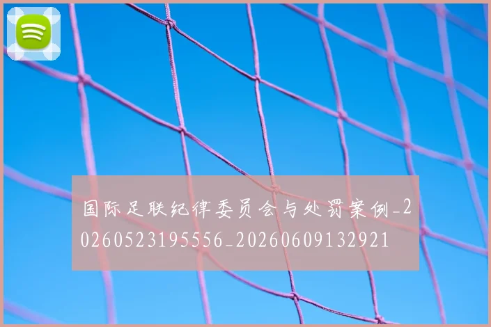 国际足联纪律委员会与处罚案例_20260523195556_20260609132921